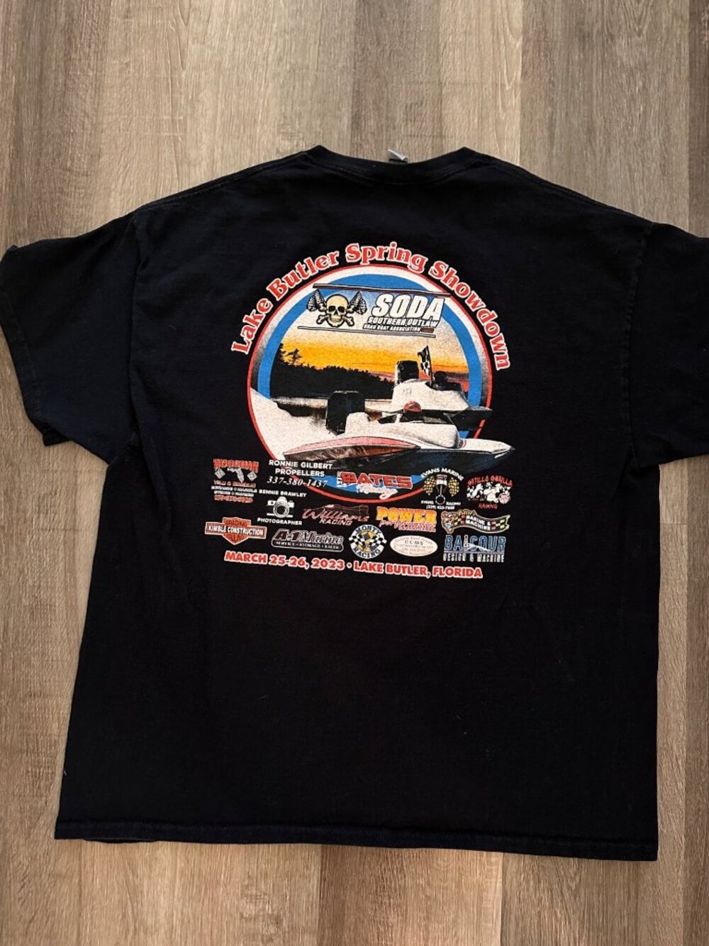 SODA Southern Outlaw Drag Boat Association Tshirt